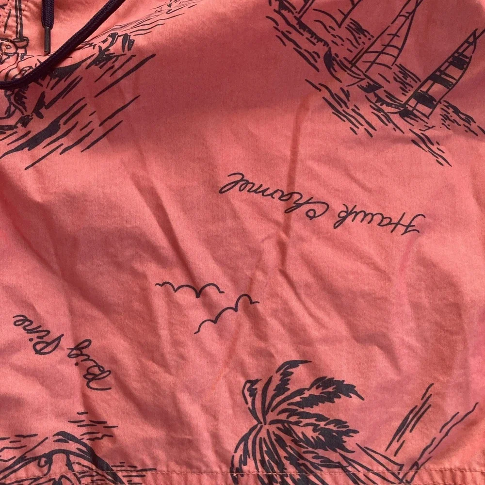 Polo Ralph Lauren Traveler Swim Shorts Pink Tropical Large Big Pine Hawk Channel